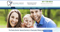 Desktop Screenshot of familydentistpawtucket.com